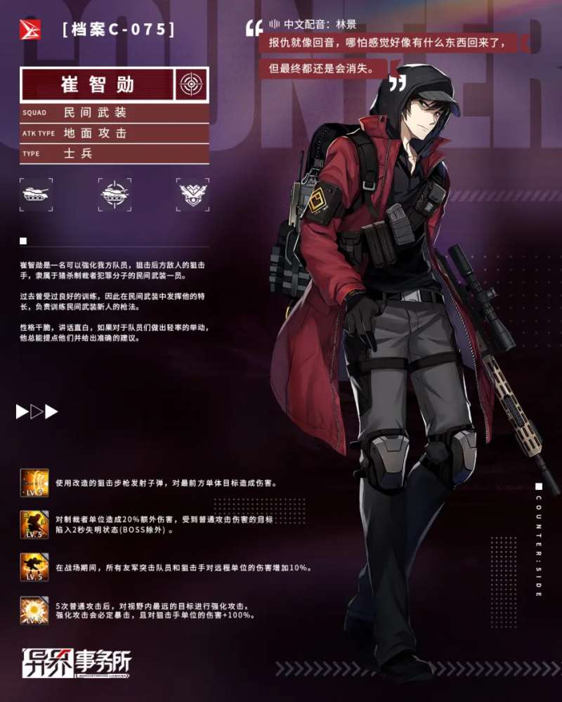 异界事务所崔智勋技能是什么 异界事务所崔智勋技能介绍