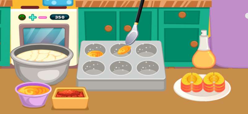 Peach Cupcake Cookingios版3