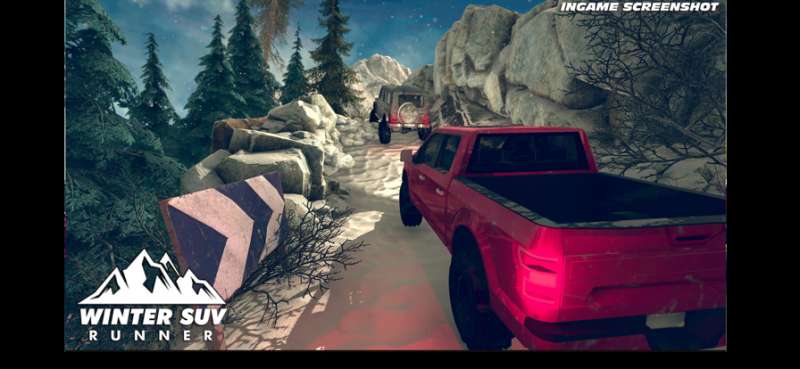 Winter SUV Mountains Runnerios版2