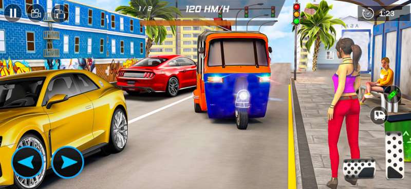 嘟嘟车:自动人力车越野ios版2