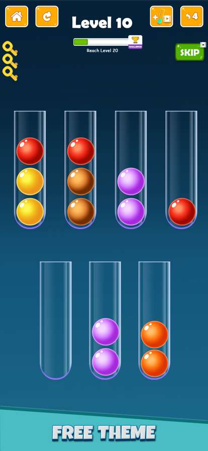 球颜色排序谜游戏ios版2