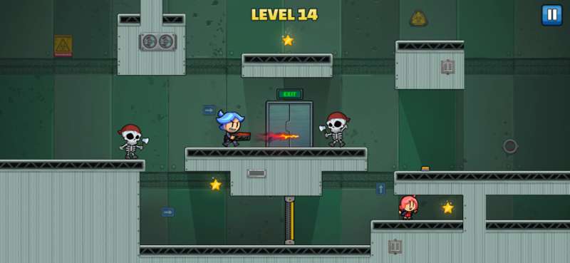 红色和蓝色火柴人游戏ios版1