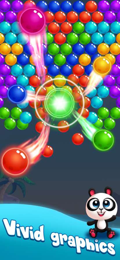 Bubble Shooter: Rescue Pandaios版1