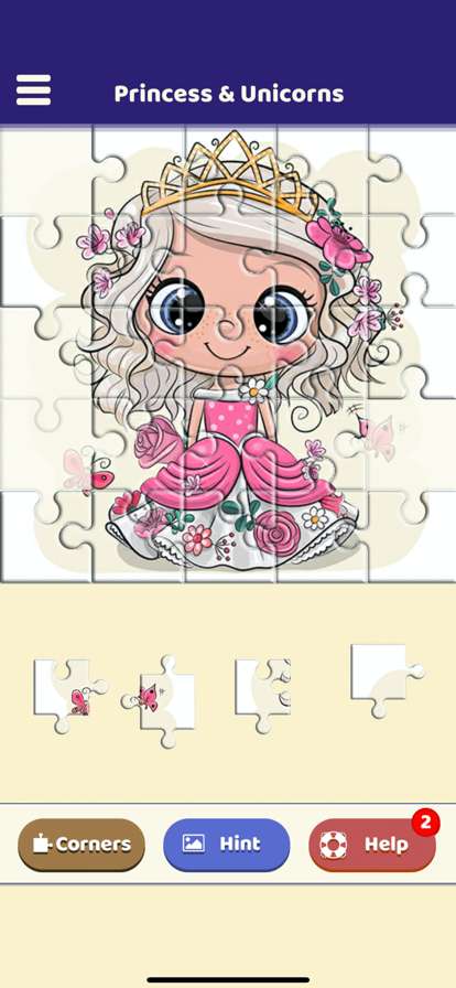 Princess & Unicorns Puzzleios版2