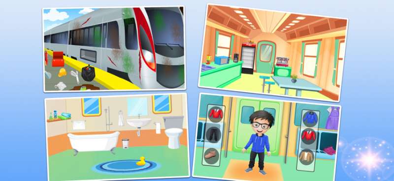 城市火车清洁游戏ios版0