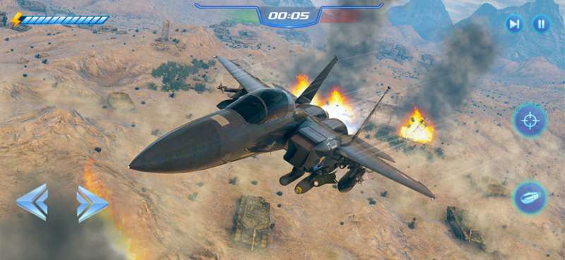 喷气式飞机战斗机空气战模拟器ios版0