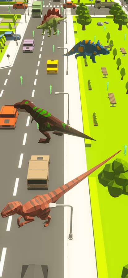 Dinosaur Rampage Dino Gamesios版3