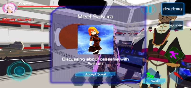 动漫战争学校女孩史诗般的模拟ios版1