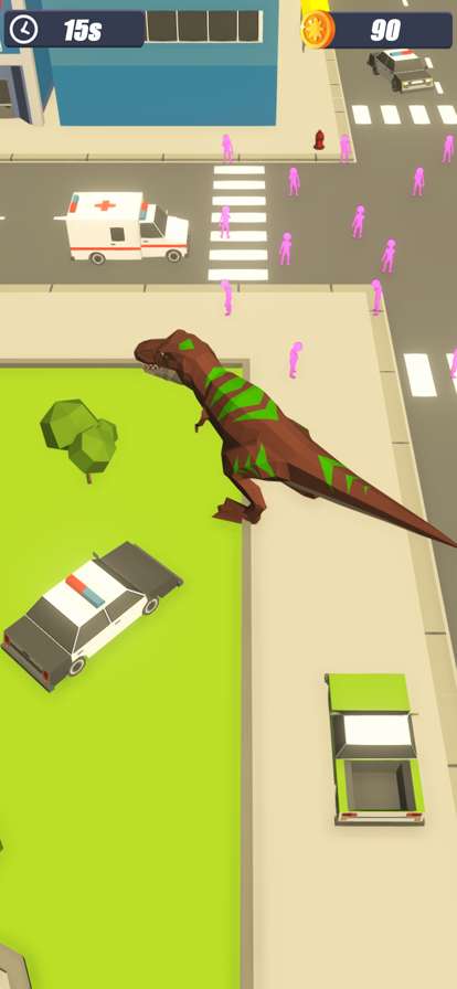 Dino Rampage Dinosaur Gamesios版2