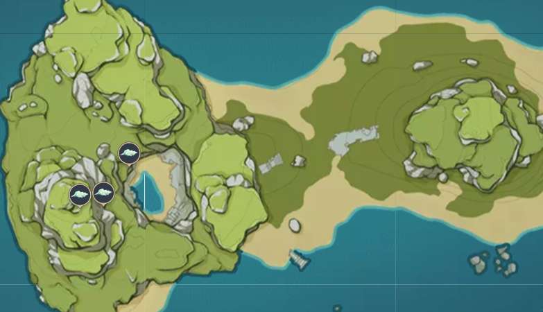 原神危危岛海螺在什么位置 原神危危岛海螺位置一览