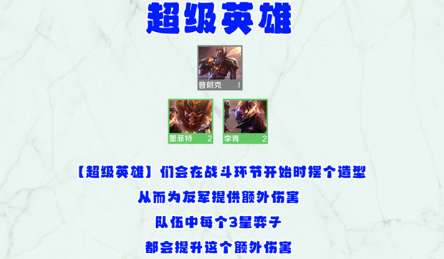 金铲铲之战S8新羁绊爆 金铲铲之战超级英雄羁绊效果介绍