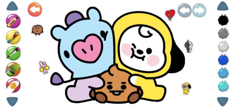 BT21 Coloring Book Artios版2