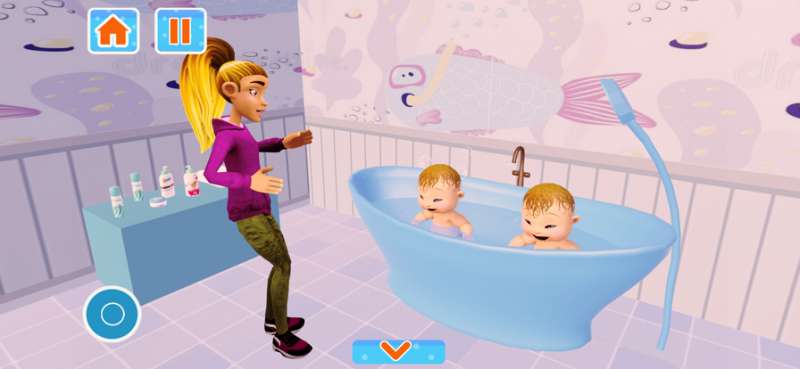 Twins Daycare Babysitter Gameios版1