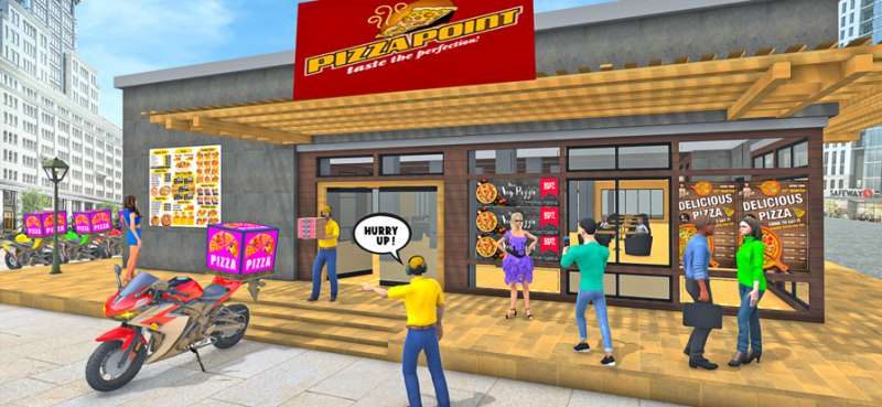 比萨送货自行车驾驶 3Dios版0