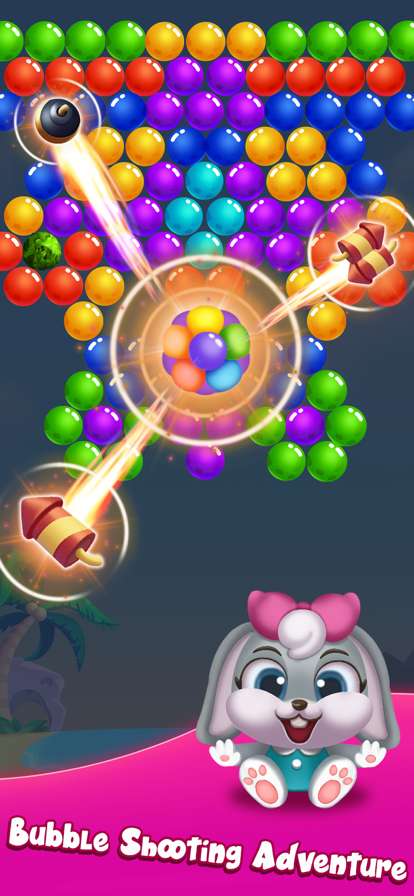 Bubble Shooter: Rescue Pandaios版2