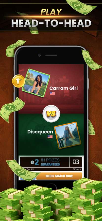 Carrom Cash: Real Money Paydayios版2