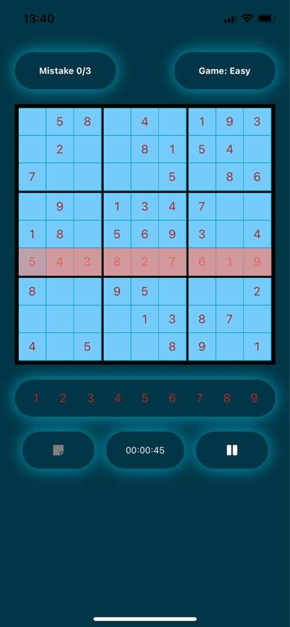 Sudoku puzzleios版2