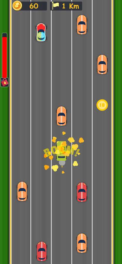 Traffic Car Racing 2D Gameios版2