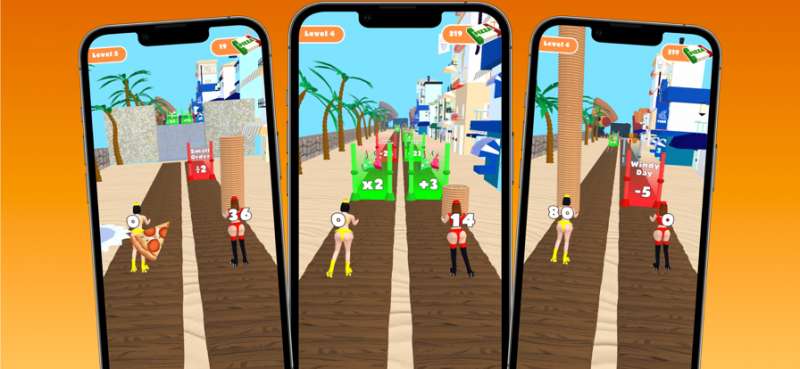 Waitress Beach Runios版0