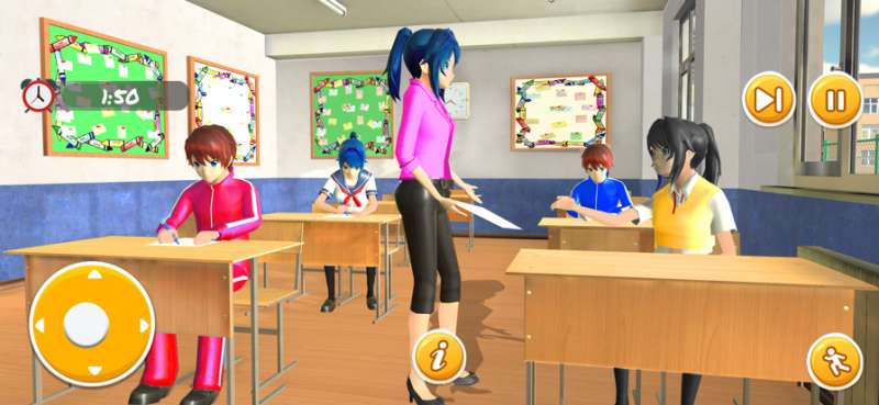 Anime Teacher High School Girlios版1