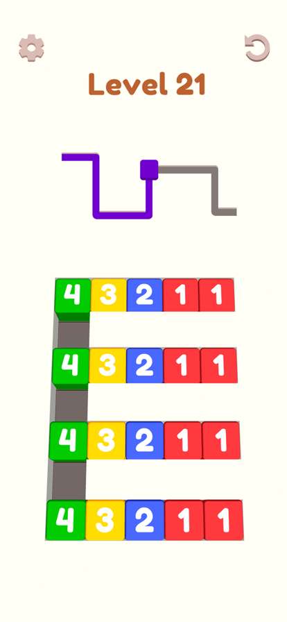 123 Cubes Number: Merge Gameios版1