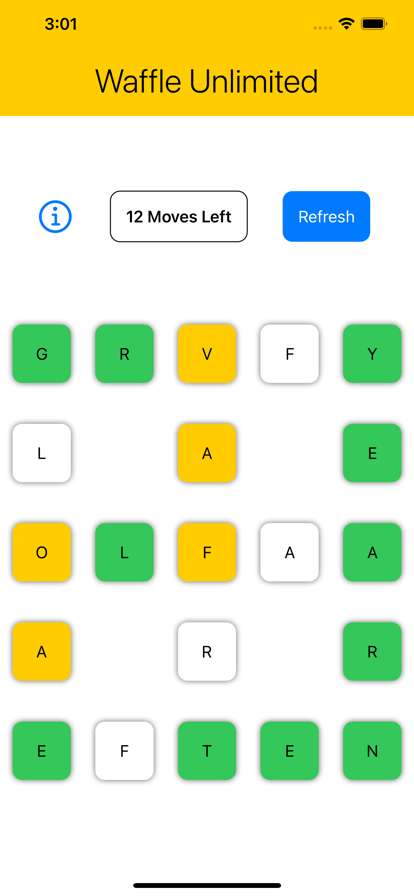 Waffle Unlimited Word Gameios版1