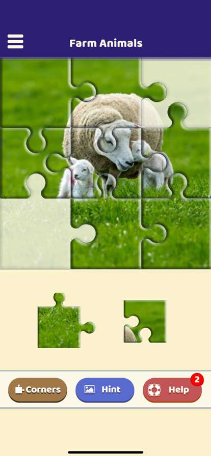 Farm Animals Jigsaw Puzzleios版0