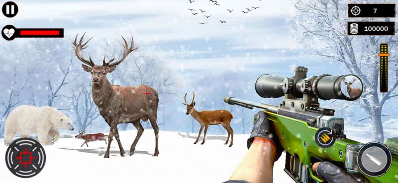 野鹿狙击手射击3Dios版2