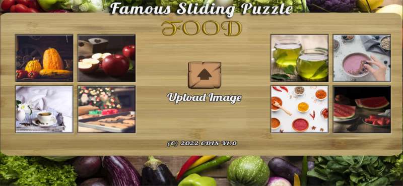 Famous Sliding Puzzle: Foodios版0