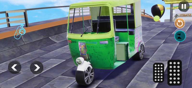 Auto Rikshaw Mega Ramp Stuntios版0