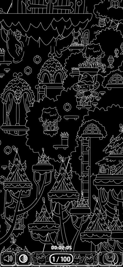 Find 100 Hidden Owlsios版3