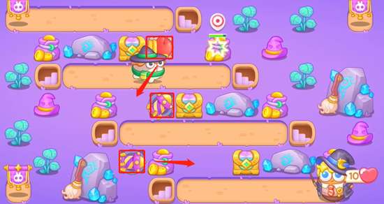 保卫萝卜4阿波与魔法宝藏第40关攻略,阿波与魔法宝藏第40关图文通关流程