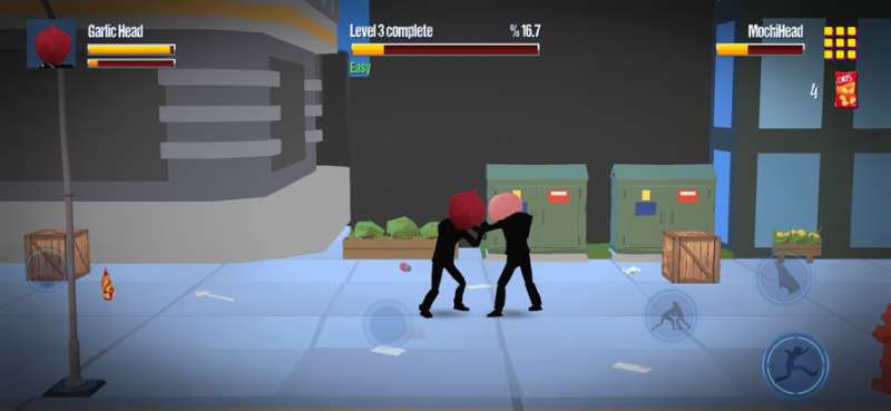 Stickman Street: Food Fighterios版2