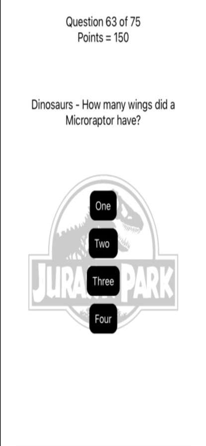 Jurassic Park Quizios版3