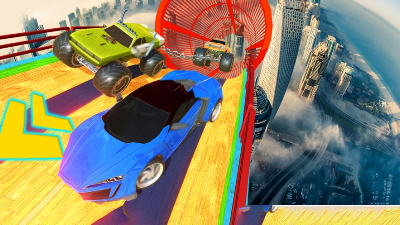 双链汽车特技游戏3Dios版3