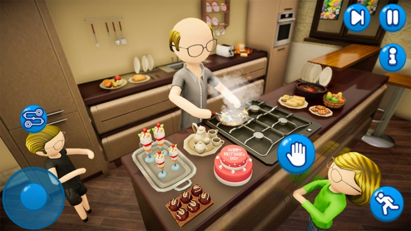 火柴人爸爸梦想的家庭生活ios版0