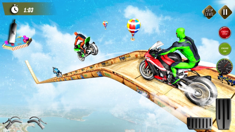 蜘蛛英雄摩托特技ios版1