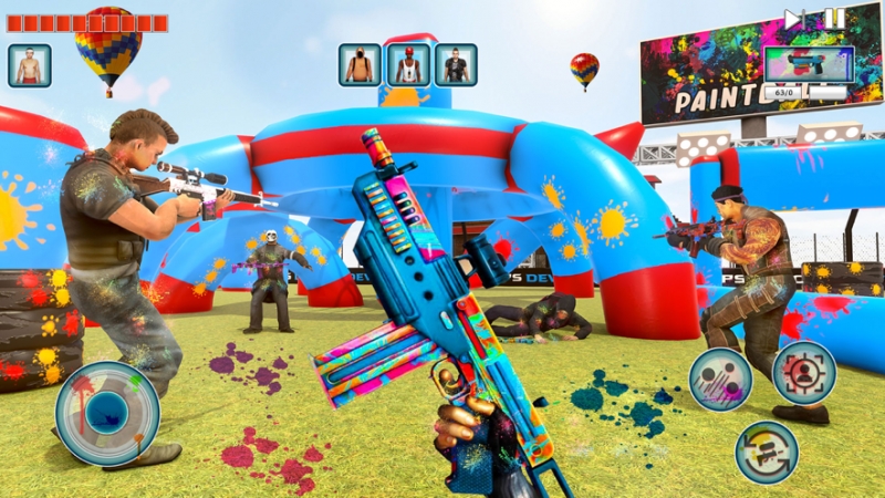 彩弹战斗射击土地ios版1