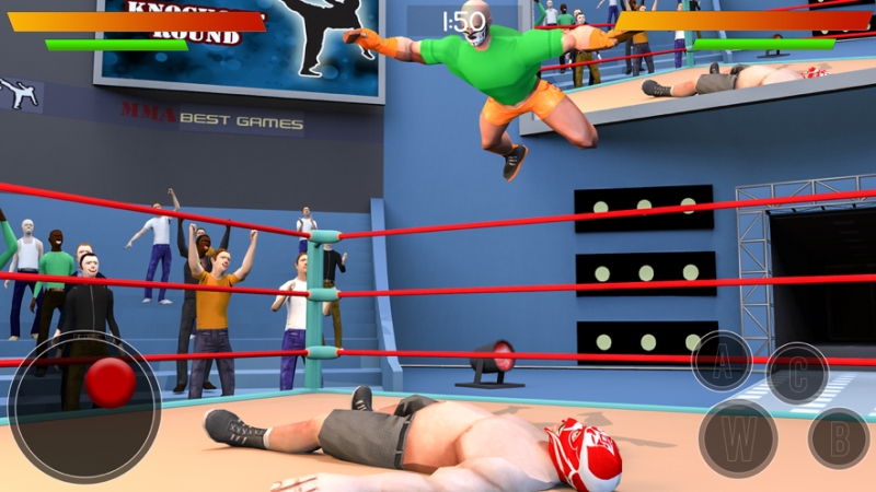 摔跤游戏:真正的摔跤革命Fight 3Dios版1