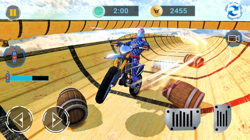 超级英雄蜘蛛特技自行车 2ios版1