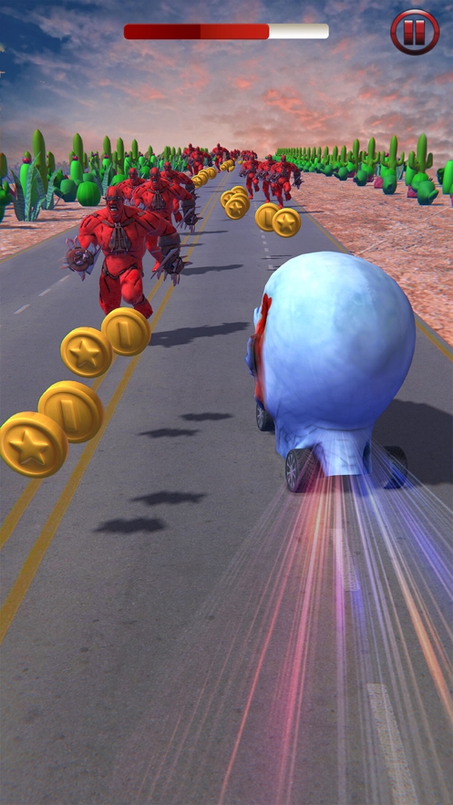 让我们去可怕的头车比赛 2ios版0