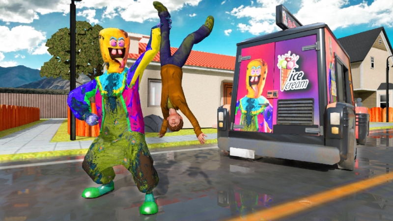 Crazy Ice Scream Clown Game 3Dios版3