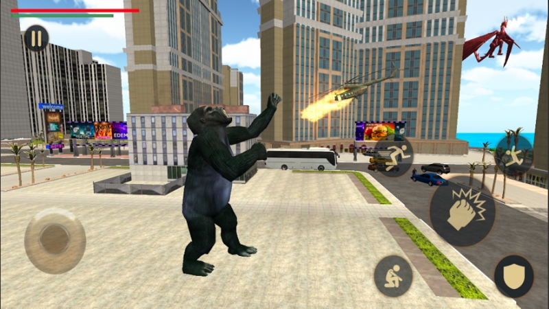 Kaiju Rush:大猩猩对哥斯拉ios版1