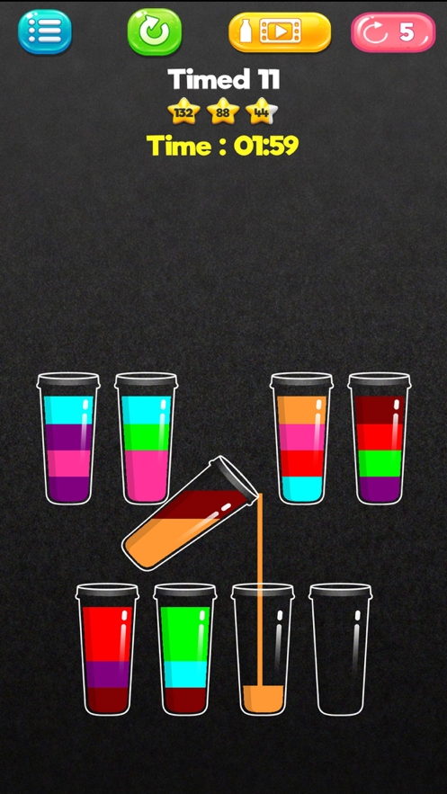 Liquid Sort:Fruit Water Puzzleios版5