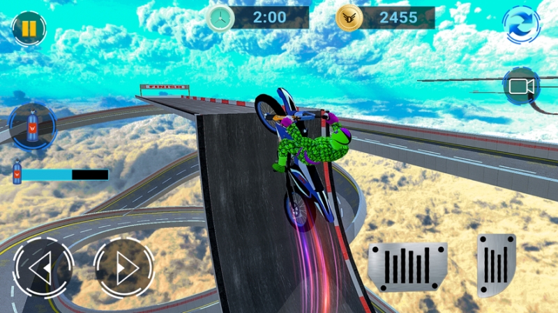 超级英雄蜘蛛特技自行车 2ios版2