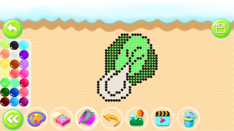 益智拼珠子画板ios版2