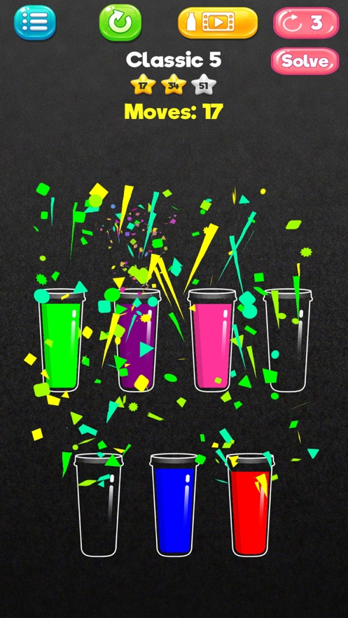 Liquid Sort:Fruit Water Puzzleios版1