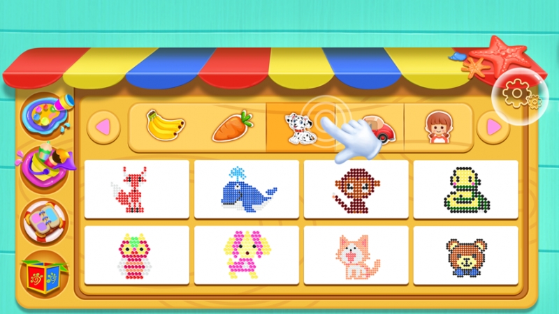 益智拼珠子画板ios版6