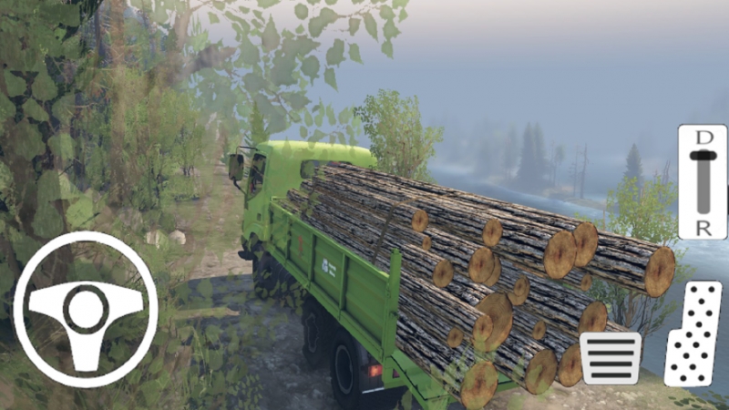 Wood Transport Truck Cargoios版1