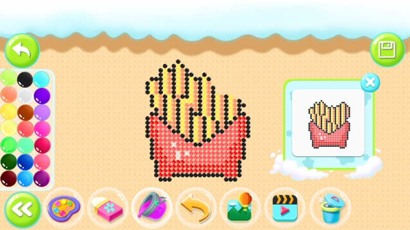益智拼珠子画板ios版3